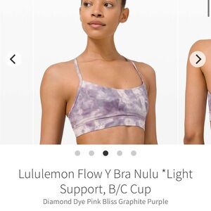 Lululemon Flow Y Bra